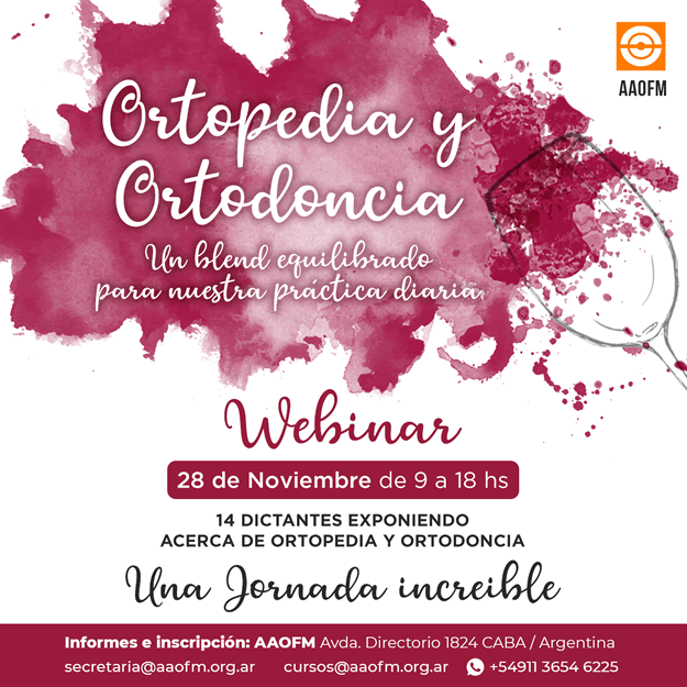 WEBINAR DE ORTOPEDIA Y ORTODONCIA