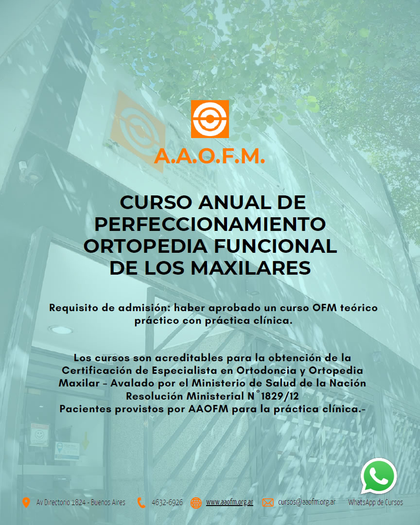 Curso Anual de Perfeccionamiento OFM