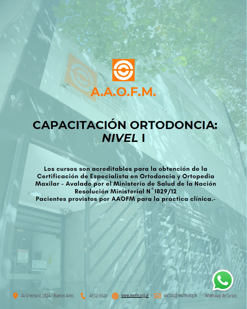 Capacitación Ortodoncia: Nivel I