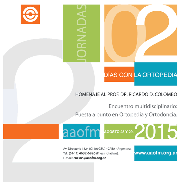 Jornadas 2 Días con La Ortopedia - Viernes 28 y Sábado 29 de Agosto de 2015