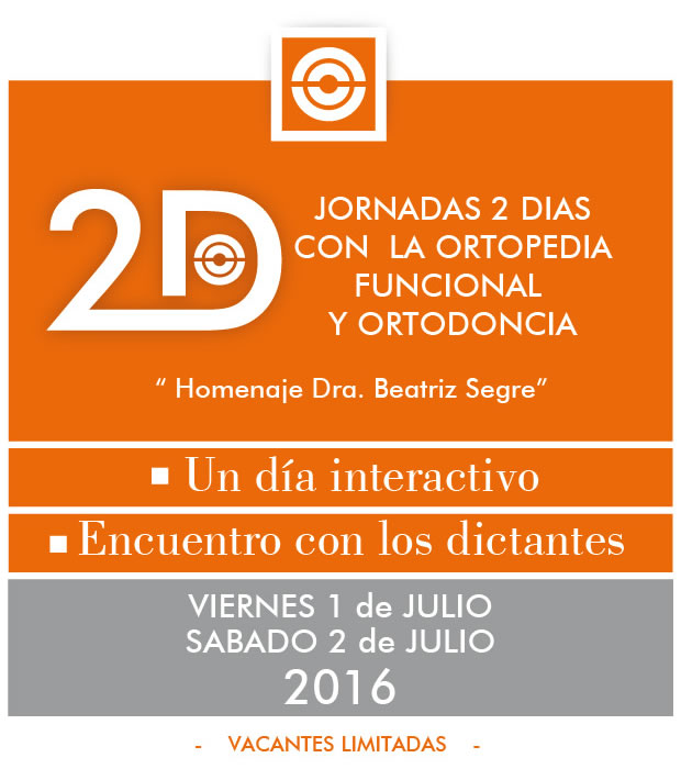 Jornadas 2 Días con La Ortopedia - Viernes 1 y Sábado 2 de Julio de 2016