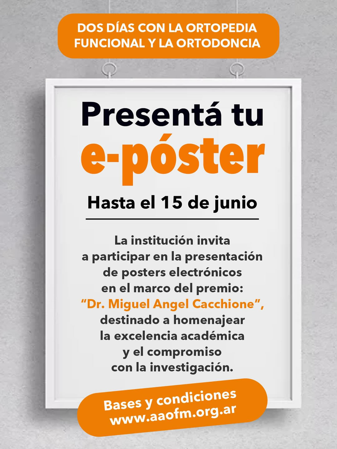 Jornadas 2 Días con La Ortopedia y La Ortodoncia 2026 - Poster