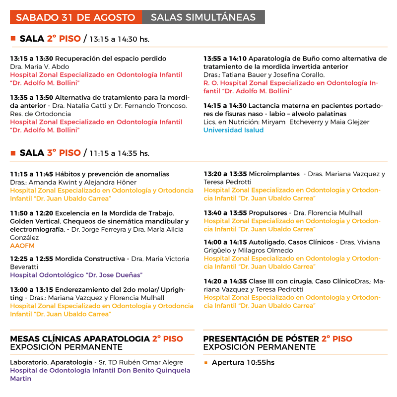 Jornadas 2 Días con La Ortopedia - Viernes 29 y Sábado 30 de Junio de 2019