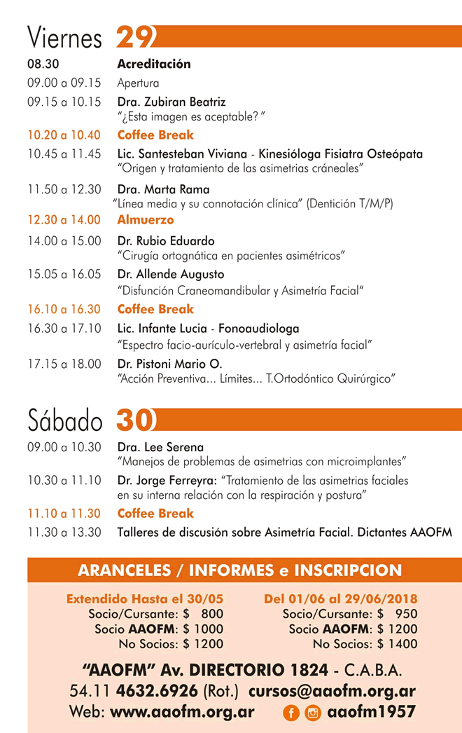 Jornadas 2 Días con La Ortopedia - Viernes 29 y Sábado 30 de Junio de 2018