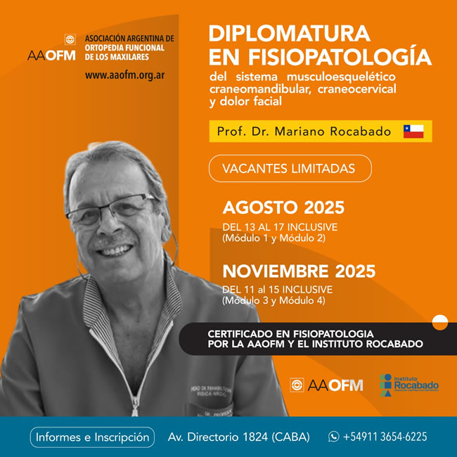 Diplomatura en Fisiopatologa - AAOFM - Instituto Rocabado 2025