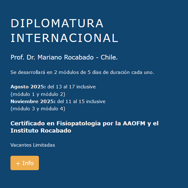 Diplomatura en Fisiopatología - AAOFM - Instituto Rocabado 2025